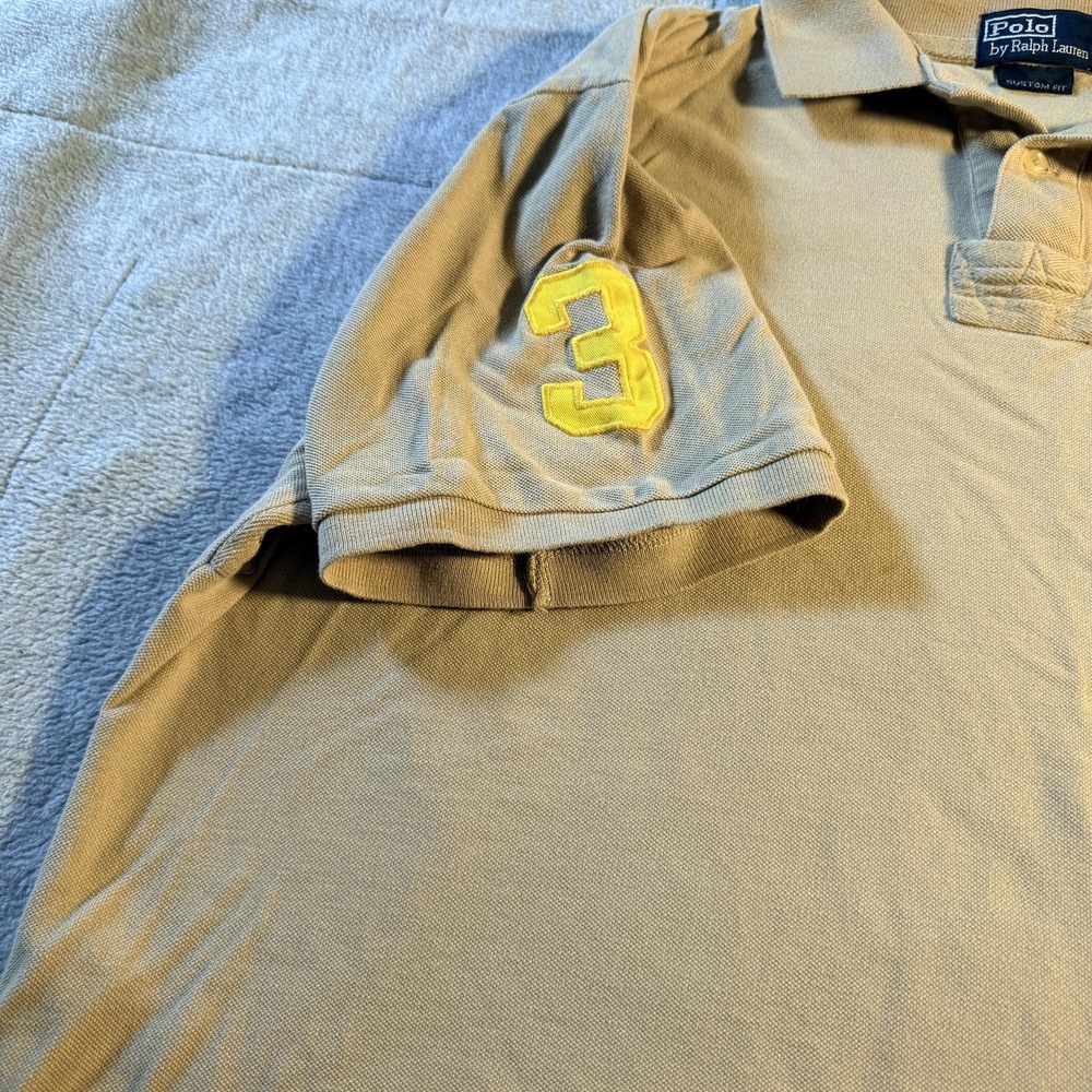 VTG Polo Ralph Lauren Shirt Mens 2XL Custom Double Big Pony Horsemen 3 Patch USA - Picture 13 of 16